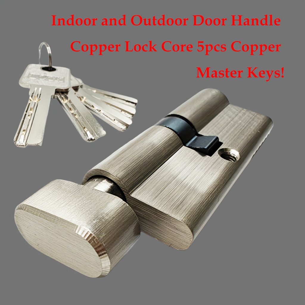 Home Security Door Lock - 1Pc European Standard All-Copper Anti-Theft Lock