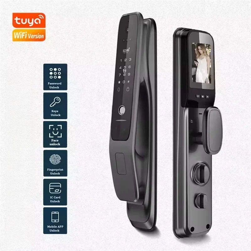 HX5 Smart Door Lock 3D Face Re - Home Security Door Lock 评论和价格