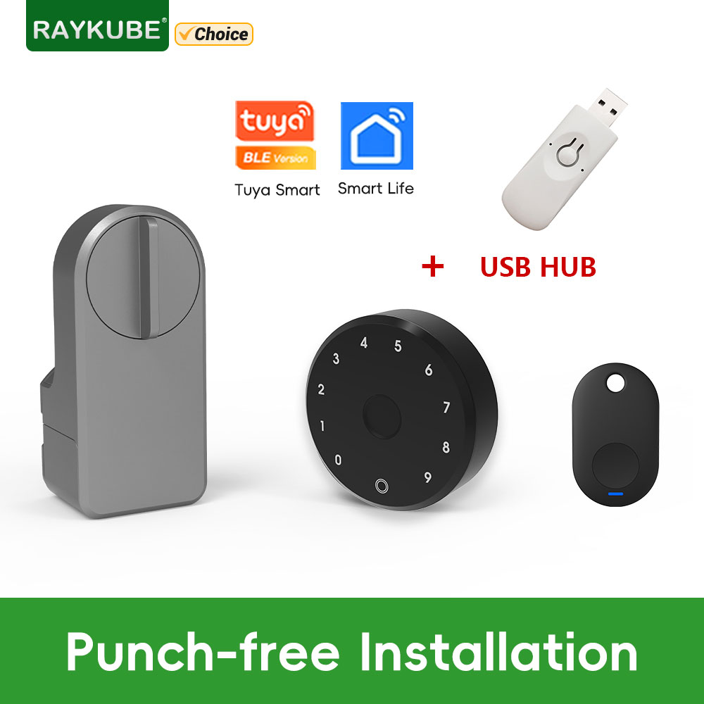 RAYKUBE A1 Pro Tuya BEL Smart  - Door Lock Smart Keypad 评论和价格