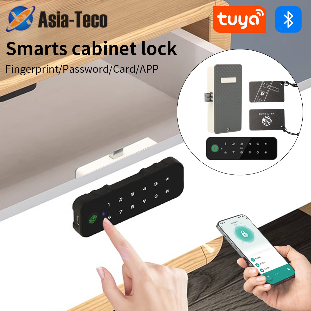 Tuya Bluetooth Smart Wood Cabi - Home Security Door Lock 评论和价格