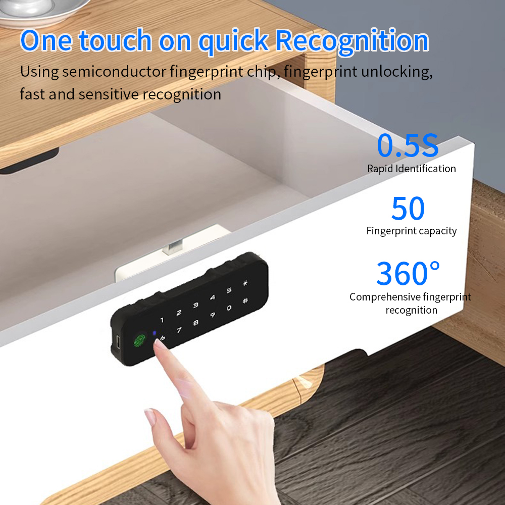 Tuya Bluetooth Smart Wood Cabi - Home Security Door Lock 评论和价格
