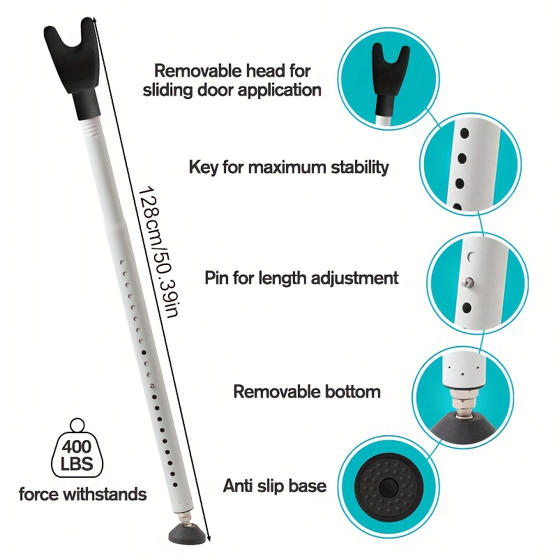 Adjustable 2in1 Sliding Patio  - Home Security Bars 评论和价格