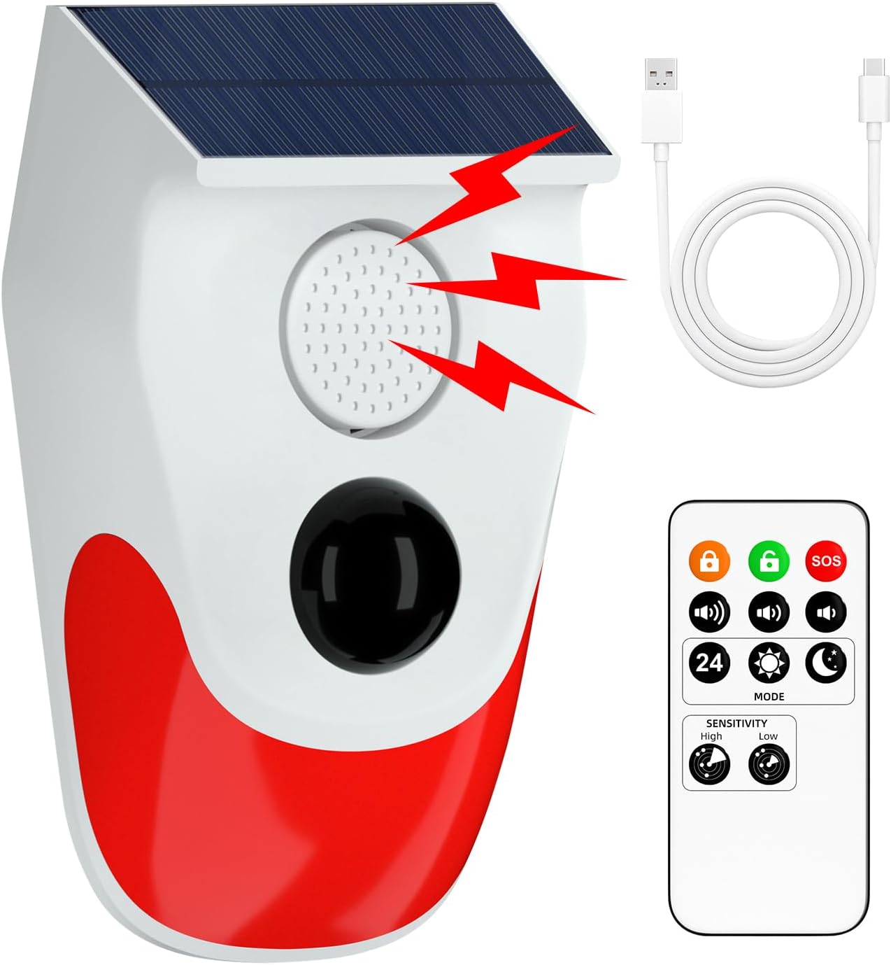 Solar Motion Sensor Outdoor Al - Home Security Blink 评论和价格