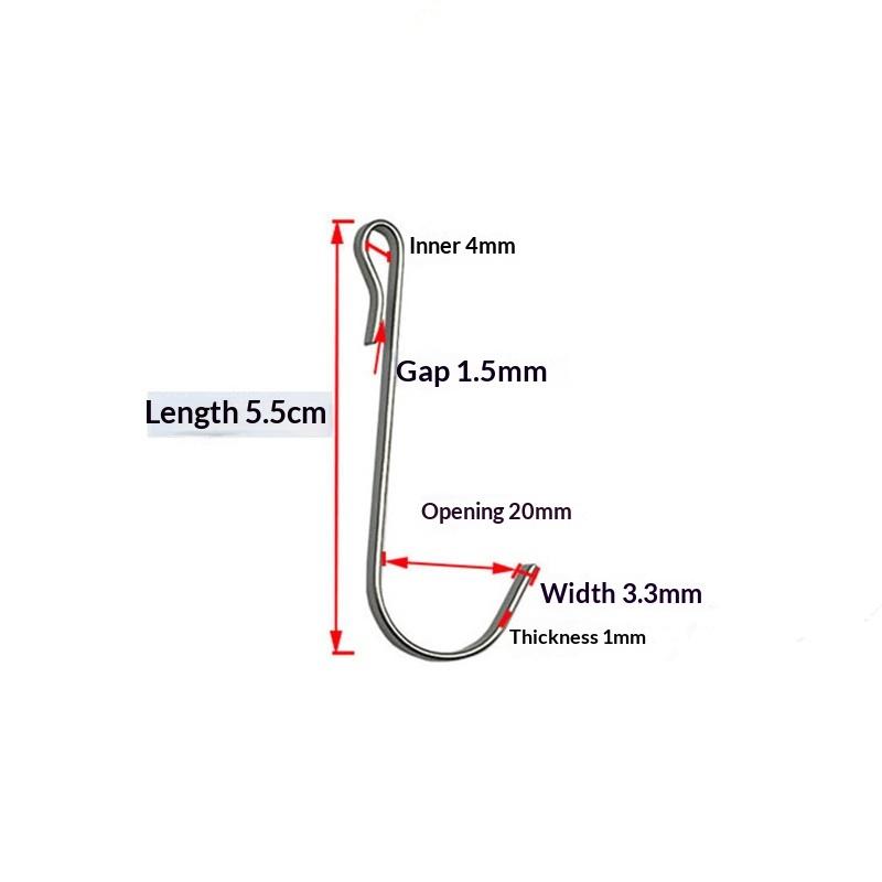 6pcs Snap On Clip Hooks Multif - Home Security Kitchener 评论和价格