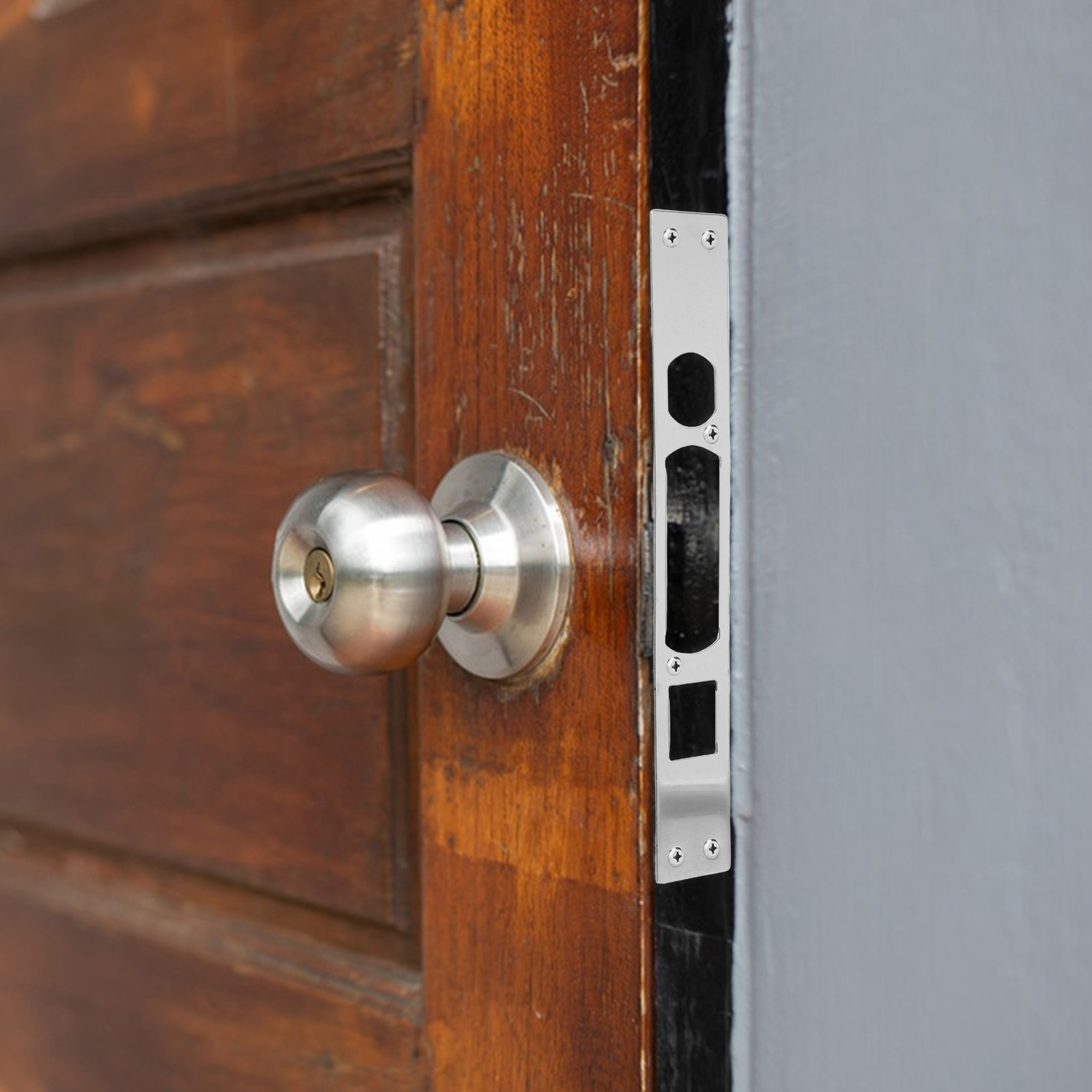 2Pcs Solid Stainless Steel Doo - Home Security Bars 评论和价格