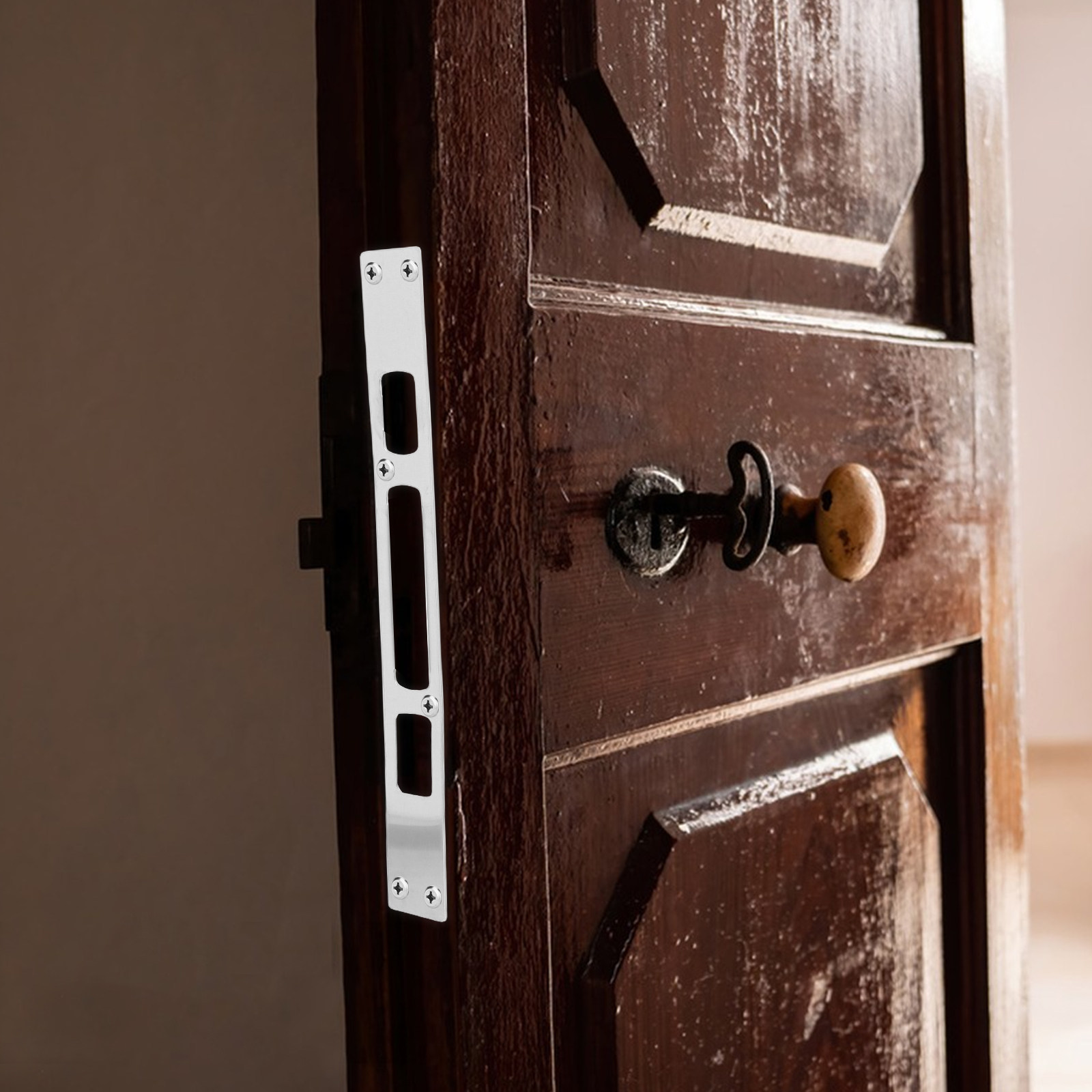 2Pcs Solid Stainless Steel Doo - Home Security Bars 评论和价格