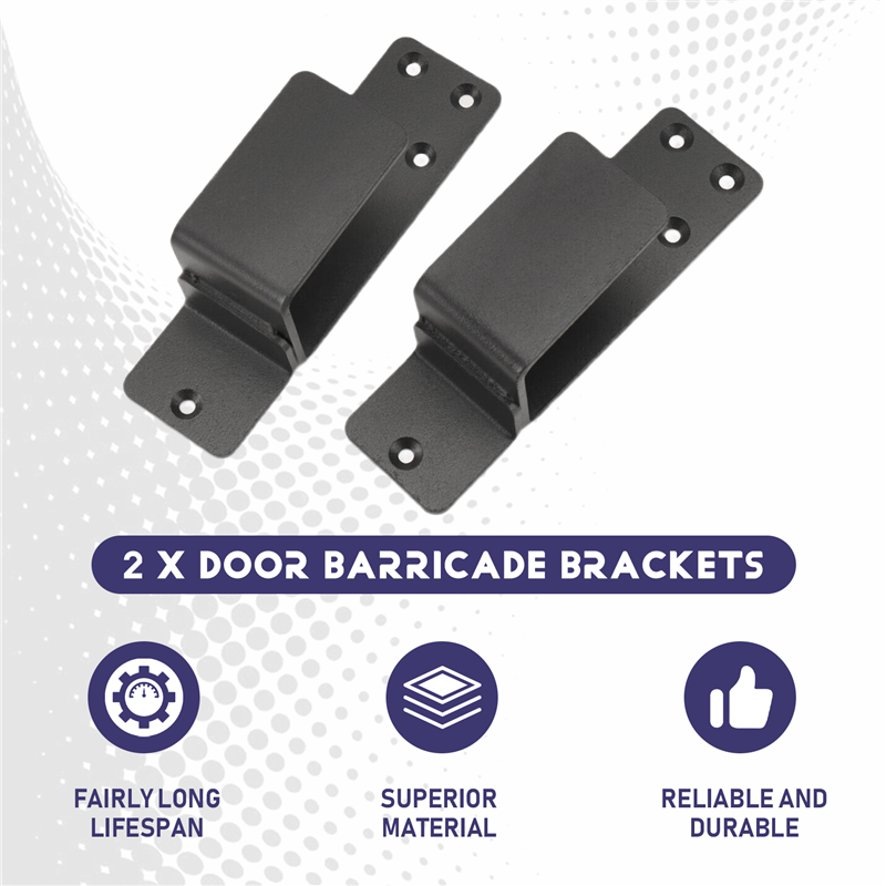 AT13 Door Barricade Brackets,2 - Home Security Bars 评论和价格