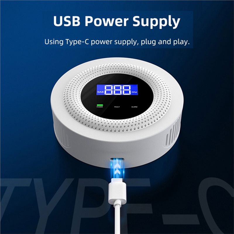 B03B-Tuya Wifi Gas Leak Sensor - Home Security Kitchener 评论和价格