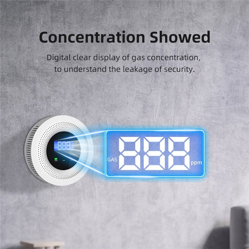 B03B-Tuya Wifi Gas Leak Sensor - Home Security Kitchener 评论和价格