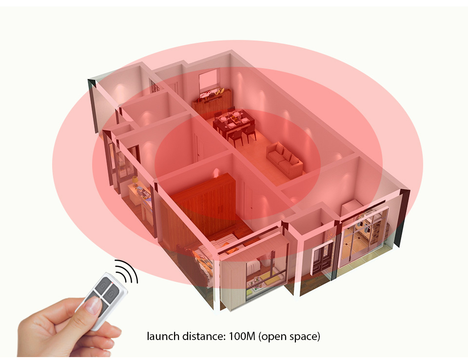 RC531 Wireless Portable Remote - Home Security System Installation 评论和价格