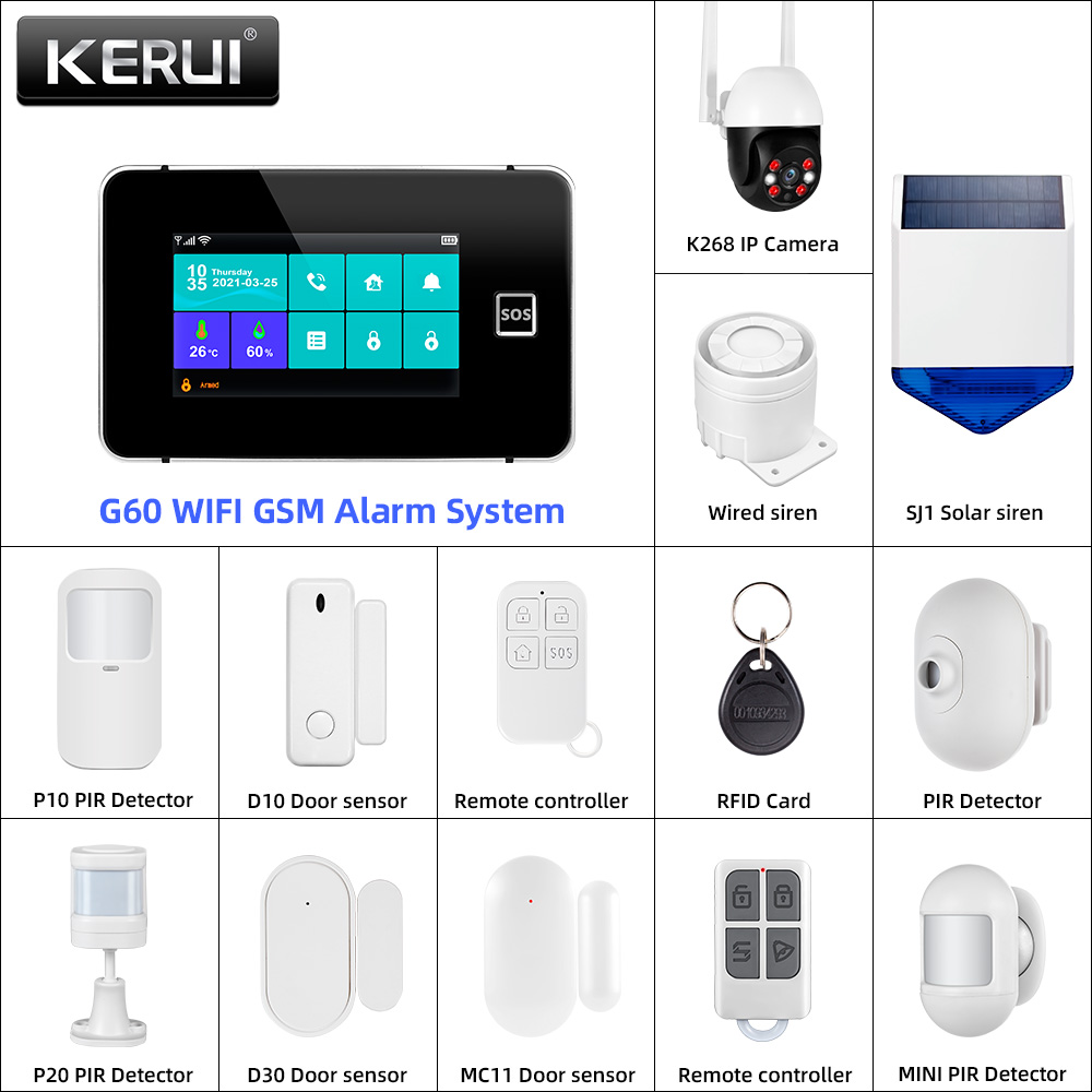 KERUI Tuya Alarm Panel DIY You - Keypad Alarm Panel 评论和价格
