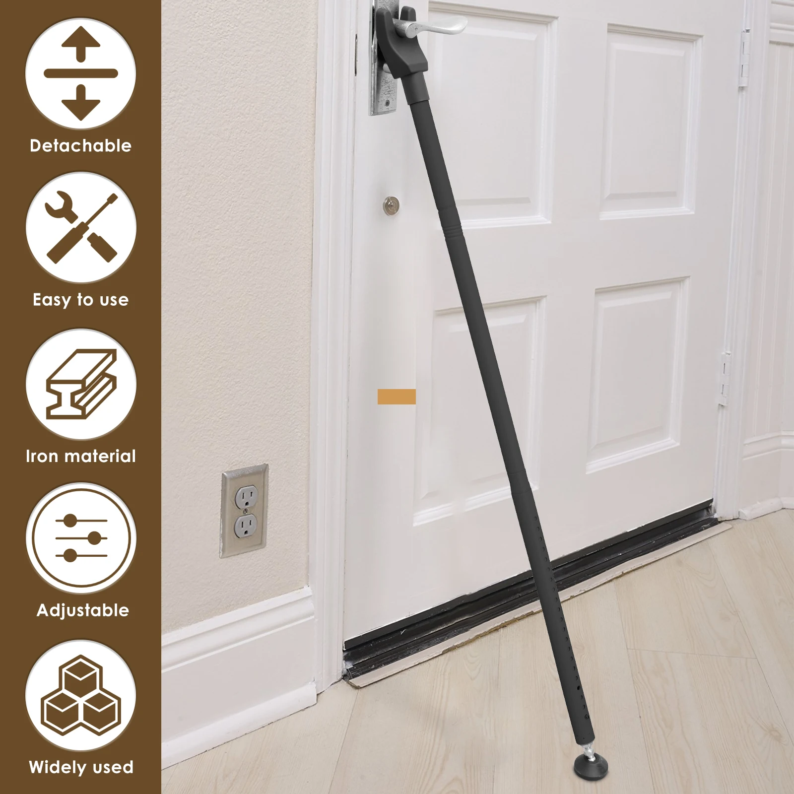Sliding Door Lock Bar 44-55 In - Home Security Bars 评论和价格