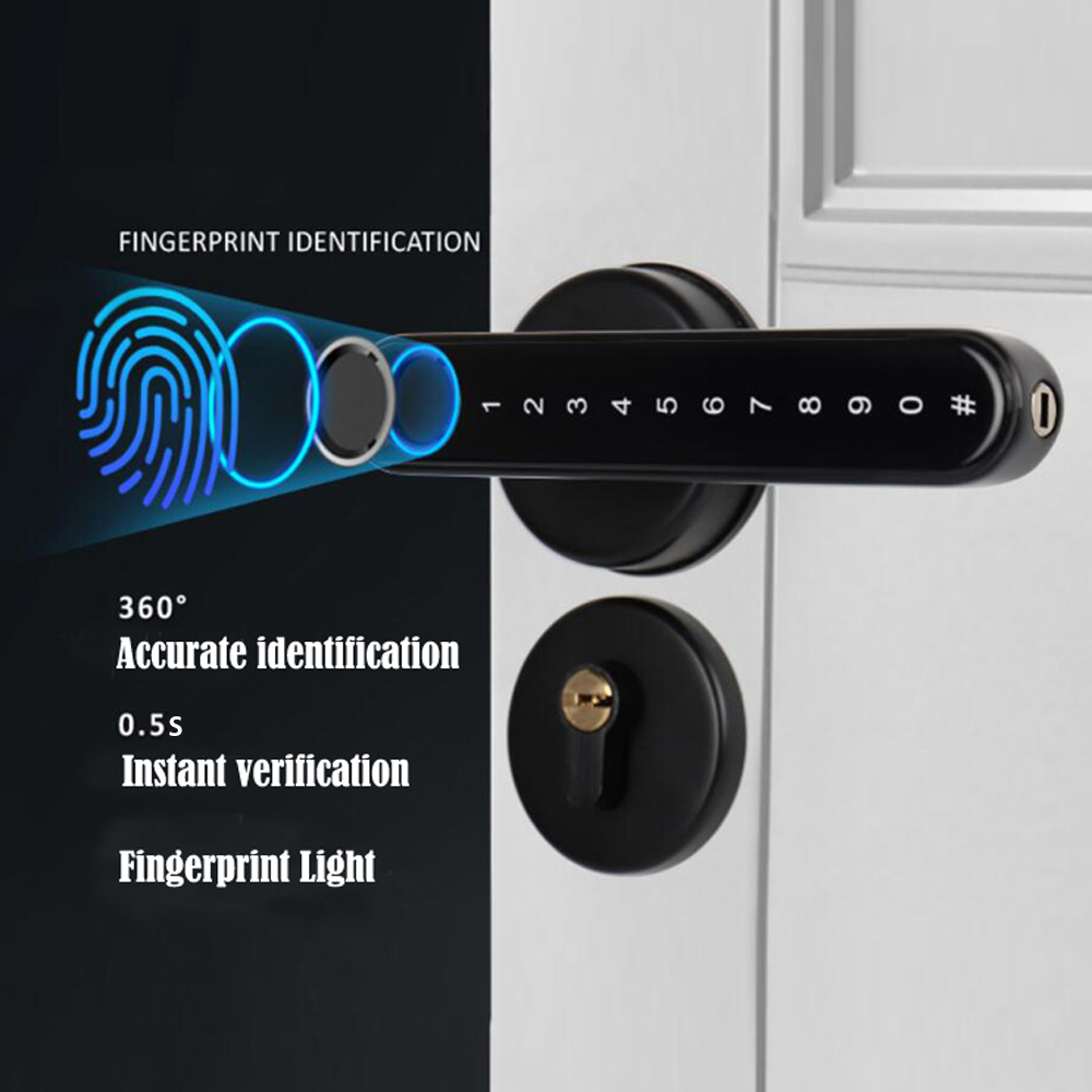 TTLock Smart Bluetooth Fingerp - Home Security Door Lock 评论和价格