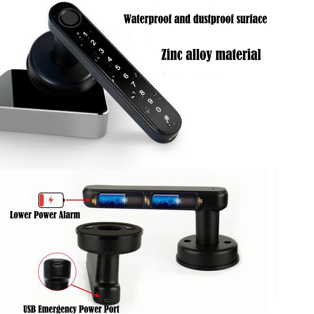 TTLock Smart Bluetooth Fingerp - Home Security Door Lock 评论和价格