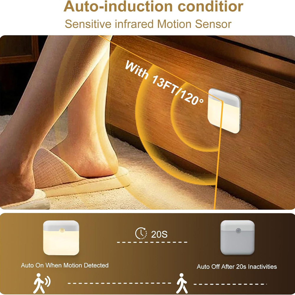 Automatic LED Night Light Wire - Home Security Blink 评论和价格