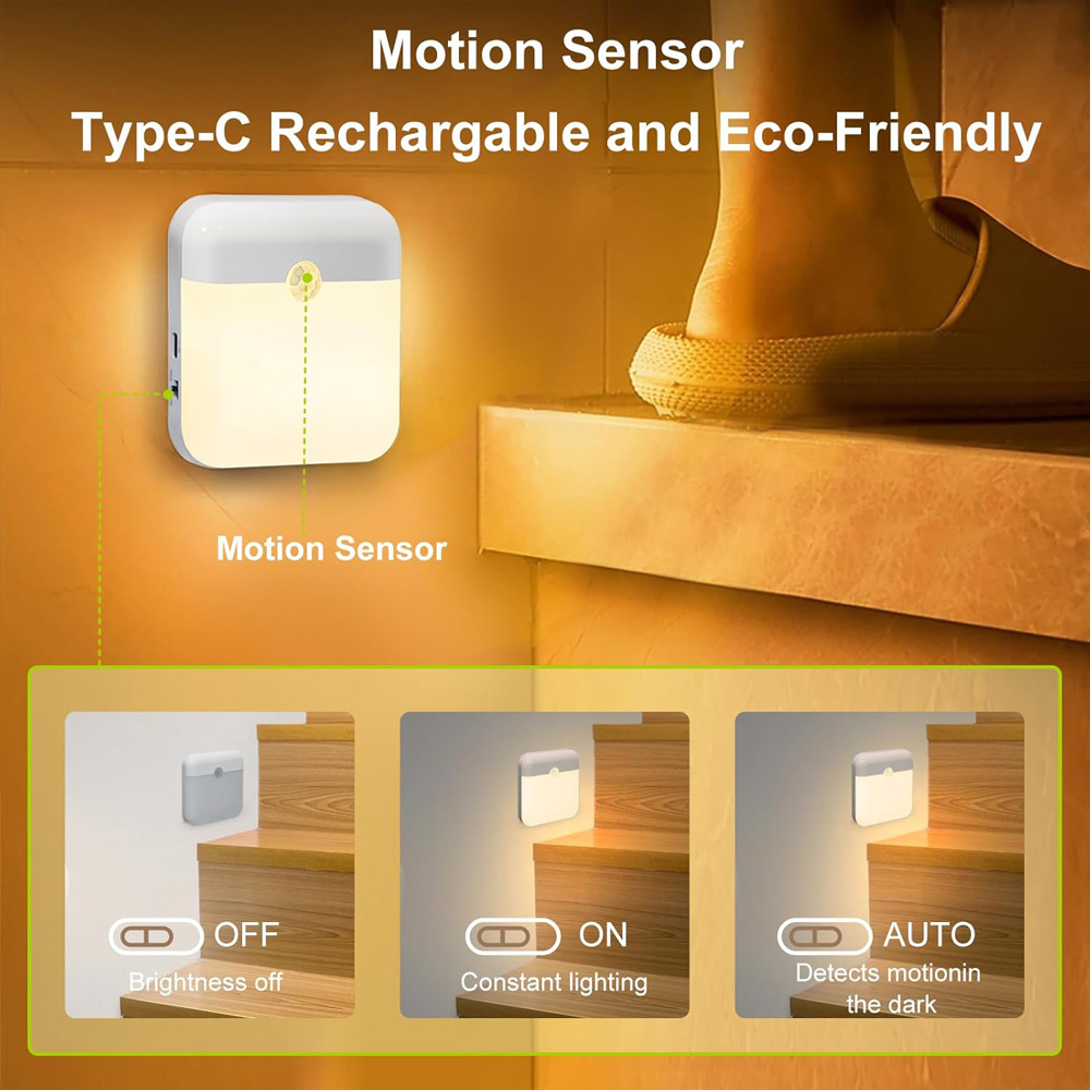 Automatic LED Night Light Wire - Home Security Blink 评论和价格