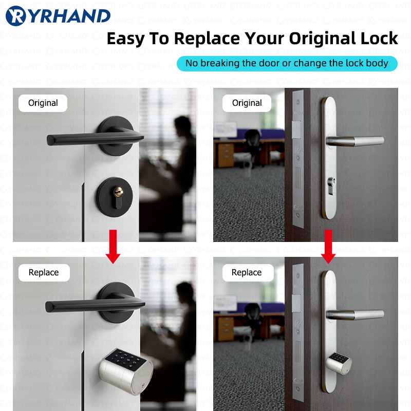 Smart Euro Cylindrical Door Lo - Home Security Door Lock 评论和价格