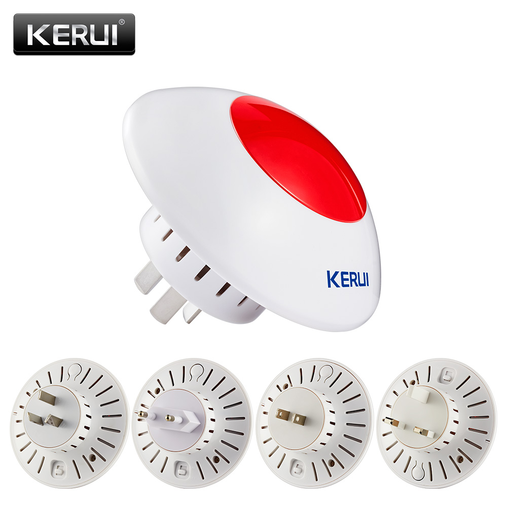 KERUI J009 Loud Indoor Siren W - Home Security Blink 评论和价格