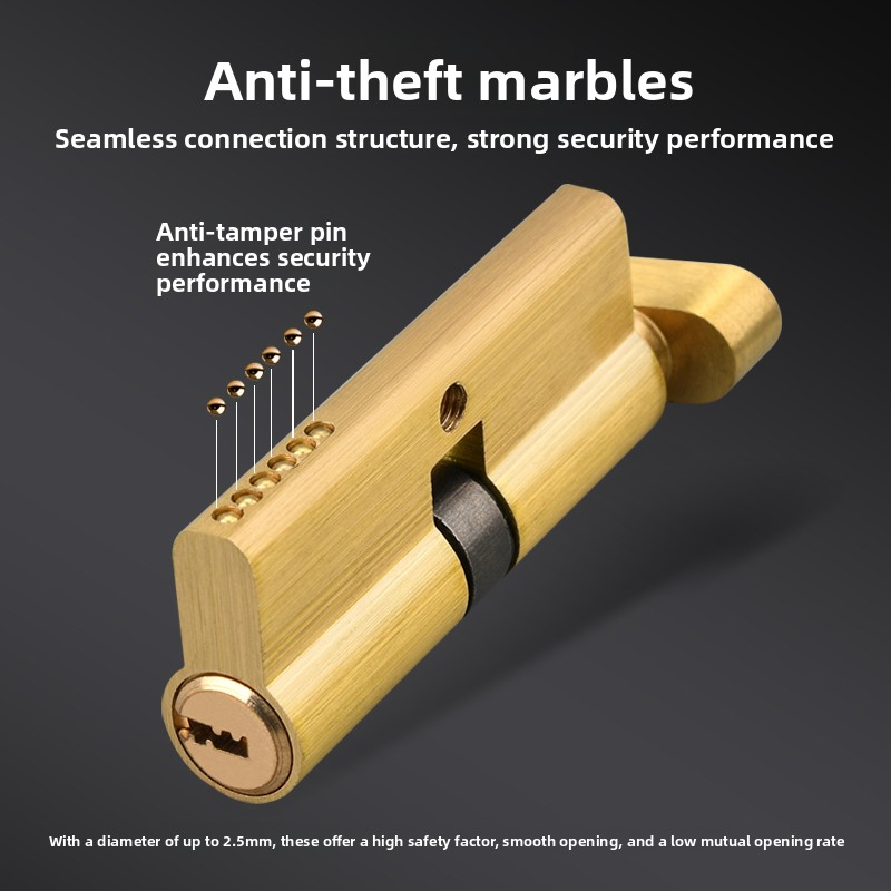 Door Cylinder Lock Biased 70mm - Home Security Door Lock 评论和价格
