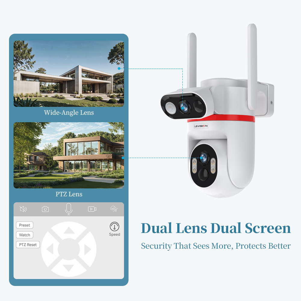 LS VISION Solar Security Camer - Home Zone Security Camera 评论和价格