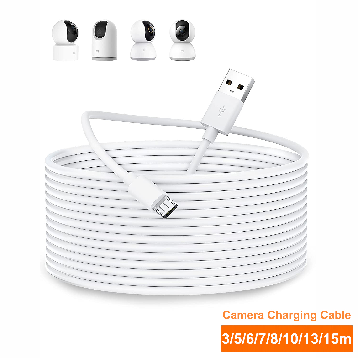 3~13m Micro USB Extension Cabl - Xiaomi Home Security 360 评论和价格