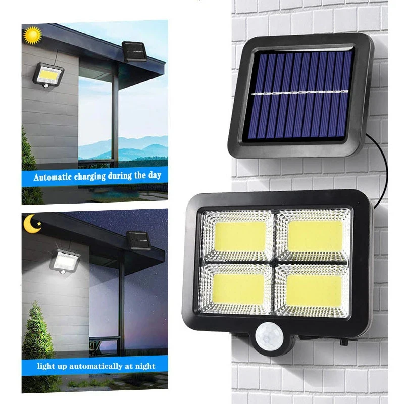 LED Solar Split Wall Lamp Outd - Home Security Blink 评论和价格