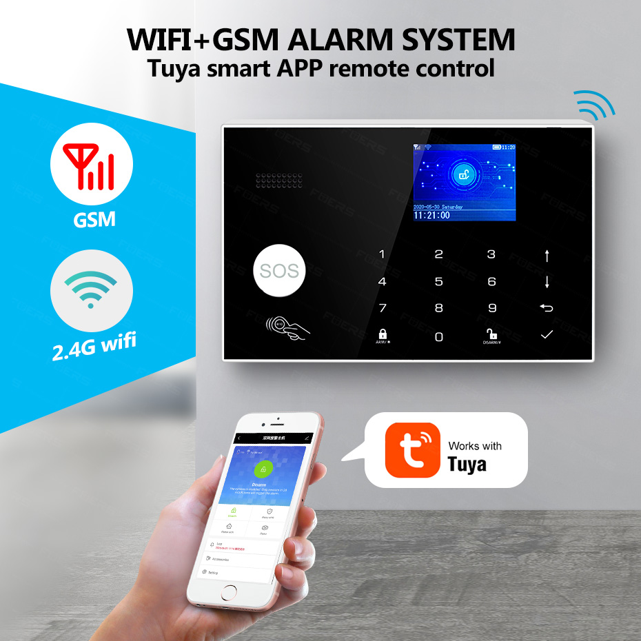 KERUI G30 Alarm System for Hom - Keypad Alarm Panel 评论和价格