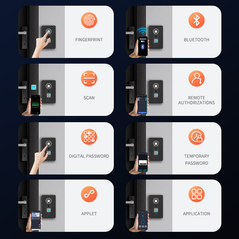 Intelligent Padlock Hang Desig - Home Security Door Lock 评论和价格
