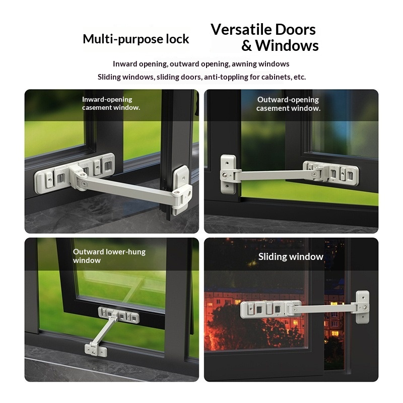 Adjustable Home Baby Safety Lo - Home Security Door Lock 评论和价格