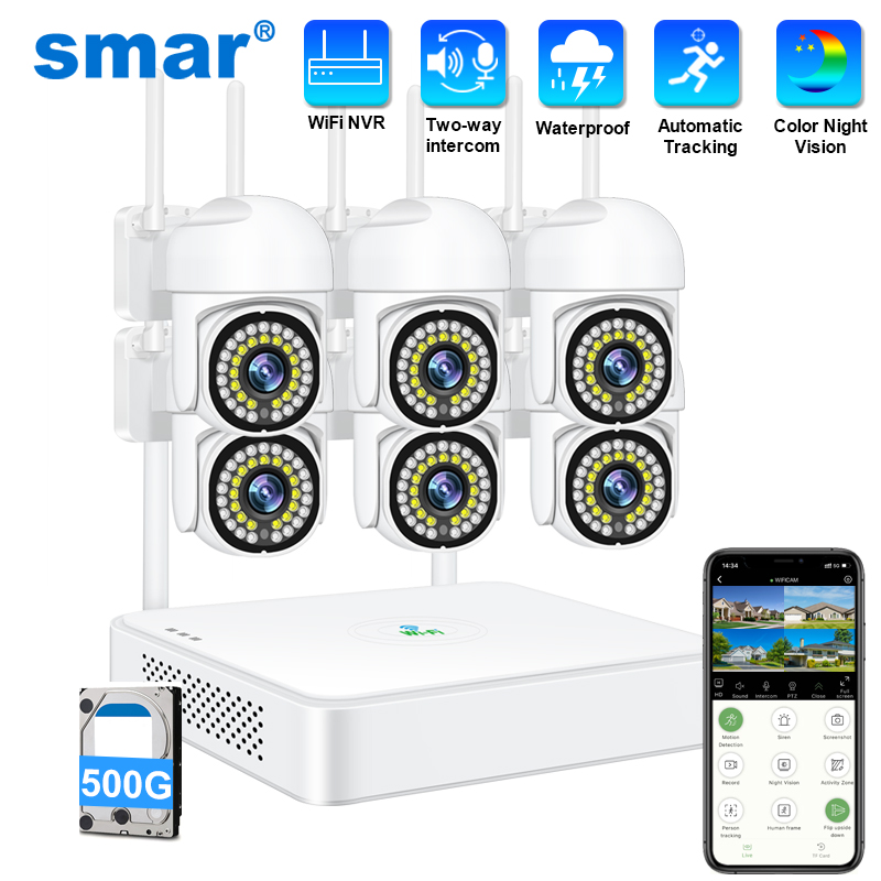Smar 3MP Wireless CCTV Securit - Home Security Blink 评论和价格
