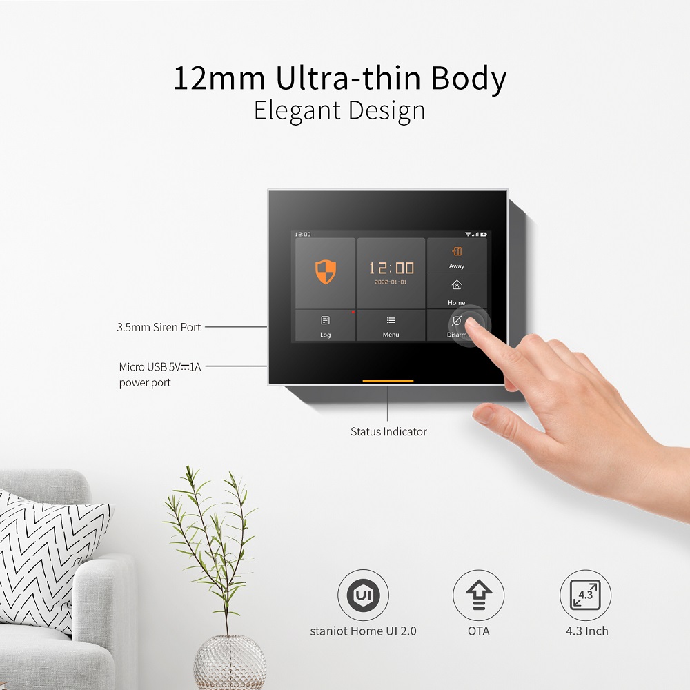 Staniot 433MHz Wireless Wifi 4 - Home Security System Installation 评论和价格
