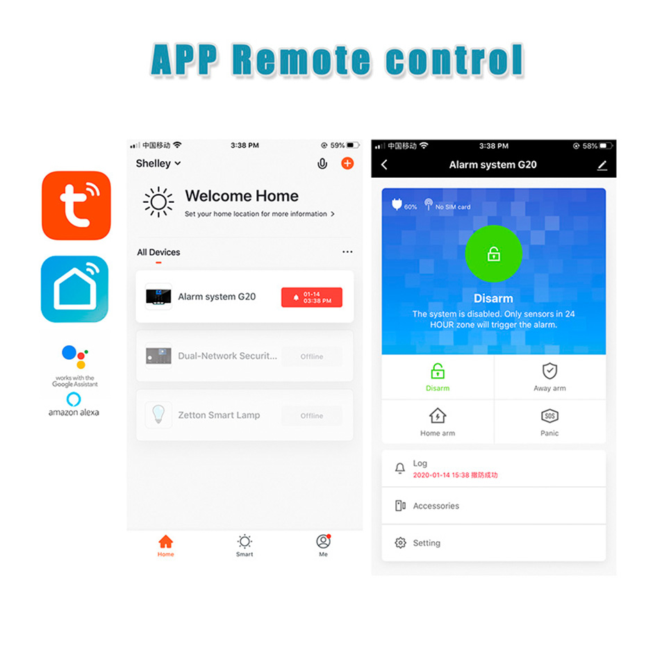 KERUI G20 WIFI GSM Alarm Panel - Keypad Alarm Panel 评论和价格