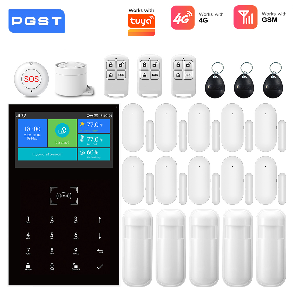 4G GSM WiFi Alarm System Work  - Home Security System Installation 评论和价格