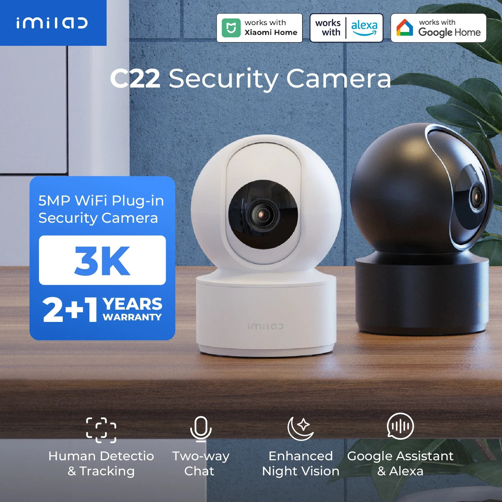 IMILAB C22 3K Security Indoor  - Xiaomi Home Security 360 评论和价格