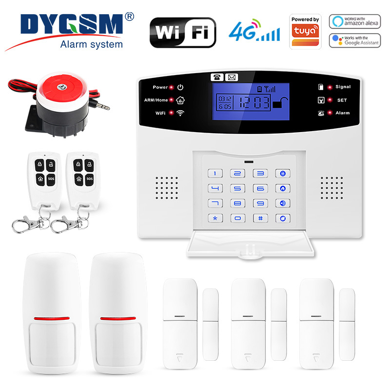 DYGSM Tuya Smart 4G+Wifi Home  - Home Security System Installation 评论和价格