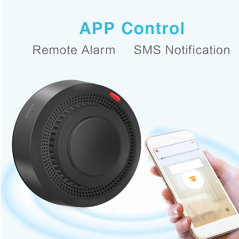 2.4G WiFi Smoke Detector Wirel - Home Security Kitchener 评论和价格